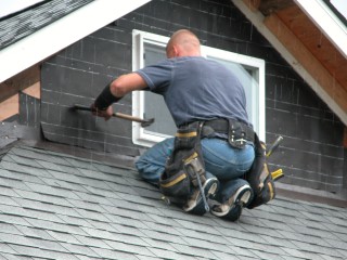 a roof & window appear